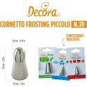Bocchetta numero 39 o cornetto speciale frosting piccolo in acciaio inox da Decora