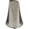 Bocchetta o cornetto petalo numero 102 in acciaio inox da Decora di ø1,7xh3 cm