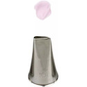 Bocchetta o cornetto petalo numero 102 in acciaio inox da Decora di ø1,7xh3 cm