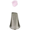 Bocchetta o cornetto petalo numero 102 in acciaio inox da Decora di ø1,7xh3 cm