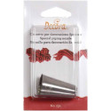 Bocchetta o cornetto multiforo 234 in acciaio inox da Decora di ø2,5xh4 cm