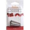 Bocchetta o cornetto multiforo 234 in acciaio inox da Decora di ø2,5xh4 cm Bocchetta o cornetto multiforo 234 in acciaio inox da Decora di ø2,5xh4 cm