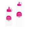 Dispenser con tappo fucsia a beccuccio da 500 o 750 ml in plastica per alimenti di Decora Dispenser con tappo fucsia a beccuccio da 500 o 750 ml in plastica per alimenti di Decora
