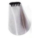 Bocchetta numero 47 o Cornetto intreccio Liscio / Zigrinato n. 47 in acciaio inox da Decora