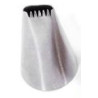 Bocchetta numero 47 o Cornetto intreccio Liscio / Zigrinato n. 47 in acciaio inox da Decora Bocchetta numero 47 o Cornetto intreccio Liscio / Zigrinato n. 47 in acciaio inox da Decora