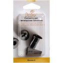 Bocchetta numero 47 o Cornetto intreccio Liscio / Zigrinato n. 47 in acciaio inox da Decora