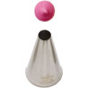 Cornetto Tondo Grande n. 8 in acciaio inox Decora Cornetto Tondo Grande n. 8 in acciaio inox Decora