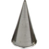 Cornetto tonto n 0/1 da Decora: bocchetta in acciaio inox senza punti di saldatura confezionato in blister