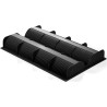Kit grandi tronchi Silikomart: set 2 stampi silicone 2 grandi tronchi 58x15,2xh7,6 cm con supporto in plastica Kit grandi tronchi Silikomart: set 2 stampi silicone 2 grandi tronchi 58x15,2xh7,6 cm con supporto in plastica