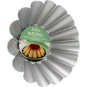 Stampo babà o budino medio a margherita senza tubo Decora ø11/ø20xh7 cm in acciaio antiaderente
