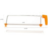 Dividi torta Decora per torte a strati con lama in acciaio inox seghettata e affilata Dividi torta Decora per torte a strati con lama in acciaio inox seghettata e affilata