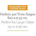 Dividi torta Decora per torte a strati con lama in acciaio inox seghettata e affilata