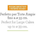Dividi torta Decora per torte a strati con lama in acciaio inox seghettata e affilata