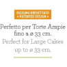 Dividi torta Decora per torte a strati con lama in acciaio inox seghettata e affilata Dividi torta Decora per torte a strati con lama in acciaio inox seghettata e affilata