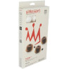 Globe 26 Silikomart: stampo in silicone per 15 sfere mignon 3D da 45 h 20 mm
