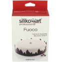 Fuoco Silikomart: stampo in silicone per fascia h 4,5 cm da ø60 a ø26 cm