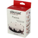 Fuoco Silikomart: stampo in silicone per fascia h 4,5 cm da ø60 a ø26 cm