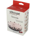 Goccia Silikomart: stampo in silicone per fascia h 4,5 cm da ø60 a ø26 cm