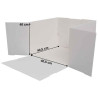 Scatola quadrata per dolci con coperchio 40,5x40,5xh40 cm in cartoncino bianco Decora Scatola quadrata per dolci con coperchio 40,5x40,5xh40 cm in cartoncino bianco Decora
