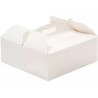 Da 23 a 36 cm scatola quadrata per torta e dolci in cartoncino bianco con manico da Decora