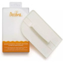 Spianatrice fondente o spalma fondente a 3 angoli 16x9,5 cm in plastica antiurto di Decora