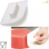 Spianatrice fondente o spalma fondente a 3 angoli 16x9,5 cm in plastica antiurto di Decora Spianatrice fondente o spalma fondente a 3 angoli 16x9,5 cm in plastica antiurto di Decora