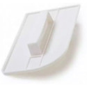 Spianatrice fondente o spalma fondente a 3 angoli 16x9,5 cm in plastica antiurto di Decora