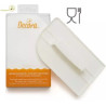 Spianatrice fondente o spalma fondente a 3 angoli 16x9,5 cm in plastica antiurto di Decora