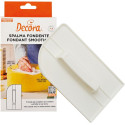 Spianatrice fondente o spalma fondente a 3 angoli 16x9,5 cm in plastica di Decora