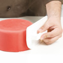 Spianatrice fondente o spalma fondente a 3 angoli 16x9,5 cm in plastica antiurto di Decora