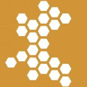 Stencil miele Silikomart stampo silicone giallo decoro alveoli 100x77xh 1 mm - set 2 pz