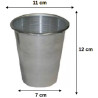 Forma babà gigante stampo in alluminio puro di diametro superiore 11 cm ed altezza 12 cm Forma babà gigante stampo in alluminio puro di diametro superiore 11 cm ed altezza 12 cm