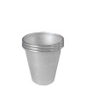Set di 3 formine per babà medi: stampi da forno, in alluminio puro professionale di diametro 6 cm, altezza 6 cm Set di 3 formine per babà medi: stampi da forno, in alluminio puro professionale di diametro 6 cm, altezza 6 cm