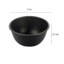 Formina parrozzo in alluminio antiaderente con bordo per monoporzioni a semisfera ø7xh3,5 cm da Vespa