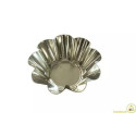 Formina riccia in tonda in latta di diametro 6,5 cm x altezza 2 cm