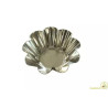 Formina riccia in tonda in latta di diametro 6,5 cm x altezza 2 cm Formina riccia in tonda in latta di diametro 6,5 cm x altezza 2 cm