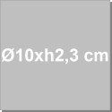Formine per Crostatine Tonde Vespa (Ø10cm) – Alluminio Antiaderente, Fondo Rialzato (6 Pz)