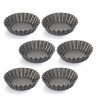 Set 6 formine in alluminio antiaderente con fondo rialzato per crostatine tonde ø10xh2,3 cm di Vespa Set 6 formine in alluminio antiaderente con fondo rialzato per crostatine tonde ø10xh2,3 cm di Vespa