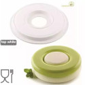 Kit Game 1200 Silikomart: set 2 stampi in silicone bianco per torta tonda ad incastro verticale di ø18xh2 cm