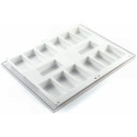 Gelato Biscotto Classico Silikomart:: stampo in silicone per gelato biscotto classico con vassoio