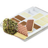 Gelato Biscotto Classico Silikomart:: stampo in silicone per gelato biscotto classico con vassoio