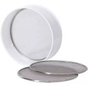 Setaccio multifunzione da Decora, con bordo in plastica ø20xh7 cm e 3 reti in acciaio intercambiabili fine, media e grande