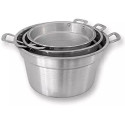 Caldaia in alluminio con due manici da ø20 a ø36 cm
