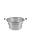 ø16 o ø18 cm Caldaia da portata in alluminio h10 cm con due manici