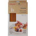 Piuma Silikomart stampo silicone giallo 20 decori piume di due dimensioni, linea Naturae