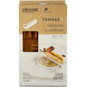 Femore 32 Silikomart: stampo silicone giallo 9 preparazioni ossa, linea Naturae
