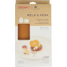 Mela e Pera Silikomart: stampo silicone giallo 12 decori mela e 12 decori pera