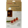 Pomodorino 14 Silikomart: stampo silicone giallo 18 preparazioni pomodorini, linea Naturae