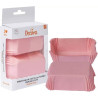 Confezione da 36 pirottini rosa per mini plumcake in carta da forno da 8x5xh3,2 cm di Decora Confezione da 36 pirottini rosa per mini plumcake in carta da forno da 8x5xh3,2 cm di Decora