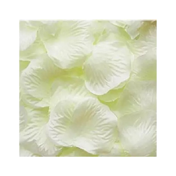 Petali Finti Avorio in tessuto confezione da g 15 per decorazione ed addobbi